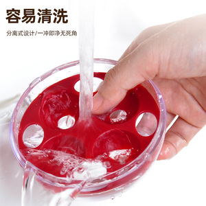Cherry Pitter Tool 4 Hole Press Type With Container For Easy Kernel <b>Removal</b> Kitchen Fruit Tools - Product Image 3