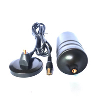 Antena de TV para Interiores de Portugal con Base Magnética, Construcción Metálica, Frecuencia VHF/UHF, Todos los Canales Gratuitos, Multibanda Vertical de 4 Bandas, Ganancia de 5dbi