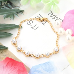 Ason - Nueva Pulsera de Cadena con Colgante de Perla, Diseño de Brazalete de Moda para Niñas Pequeñas - Product Image 4