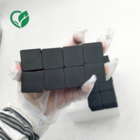 Charbon à chicha premium fabriqué à partir de charbon de coque de noix de coco activé, haute densité, longue durée de combustion pour usage commercial
