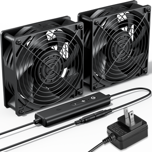 <span class=keywords><strong>Ventilador</strong></span> de ventilación AC <span class=keywords><strong>upHere</strong></span> 12038, <span class=keywords><strong>ventilador</strong></span> axial de refrigeración de 120 mm con controlador de velocidad con enchufe, <span class=keywords><strong>ventilador</strong></span> de escape de alto flujo de aire para gabinete - Product Image 1