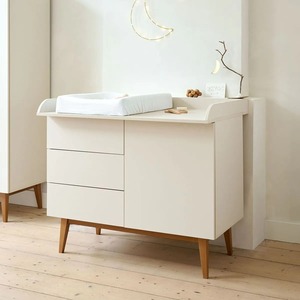 <span class=keywords><strong>Table</strong></span> <span class=keywords><strong>à</strong></span> <span class=keywords><strong>langer</strong></span> en bois avec tiroirs et grand espace de rangement pour bébés, fabrication en usine, MOQ 100 - Product Image 1