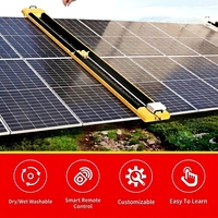 Robot de nettoyage automatique de panneaux solaires, type suspendu, machine de nettoyage photovoltaïque, laveur de panneaux solaires de type barre pour système photovoltaïque