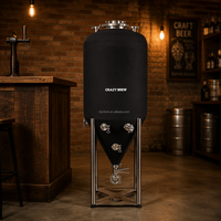 Fermenteur à haute productivité Crazy Brew 200L en acier inoxydable 304 pour la fabrication artisanale de bière et la fermentation d'alcool