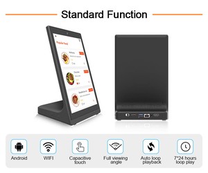 Ips 15 Zoll <span class=keywords><strong>Wifi</strong></span> <span class=keywords><strong>Android</strong></span> Tischplatte LCD-Touchscreen Vertikal Display Kiosk Werbung für den Desktop-Einsatz - Product Image 2