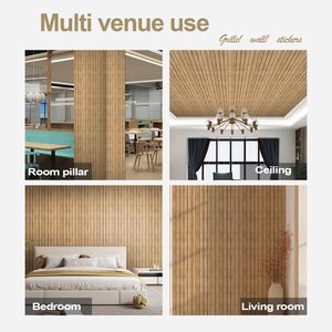 Su Geçirmez Modern Kabartmalı PVC Kendinden Yapışkanlı Izgara Levha Duvar Çıkartmaları Daire Arka Plan Duvar Dekoru Kolay Soyulabilir - Product Image 4