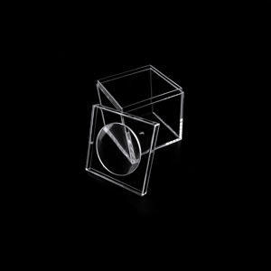 Boîtes de loupe de spécimen en acrylique résistant couvercle de loupe amovible boîte en acrylique boîtes d'affichage grossissantes pour insectes fossiles - Product Image 5