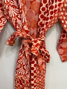 Kimono long en coton, taille unique, ample et confortable, s'adapte à toutes les tailles, environ 50 pouces, fournisseur d'Inde - Product Image 3