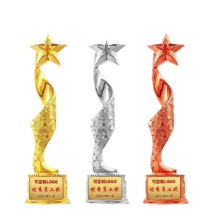 Trofeo de Resina Chapado en Oro Qixiang con Logotipo Personalizado para Premios de Música, Danza, Caligrafía, Instituciones de Entrenamiento Infantil - Product Image 5