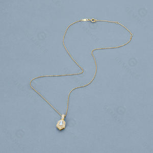 Collana con Diamanti Creati in Laboratorio Gemnel per Donne, <span class=keywords><strong>Gioielli</strong></span> <span class=keywords><strong>Sostenibili</strong></span> di Origine Etica - Product Image 2