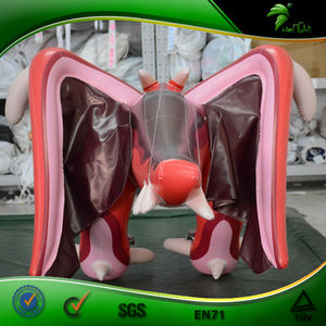 Dragón Rojo mágico inflable personalizado, juguete sexual de dibujos animados con alas - Product Image 5