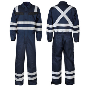 Overoles Antiestáticos y Retardantes de Llama en Azul Marino, 260 g/m², Ropa de Trabajo de Algodón para las Industrias Minera, Química y de Energía - Product Image 2