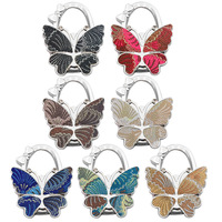 Support de Sac Pliable Multifonctionnel en Forme de Papillon pour Table, Crochet Décoratif Mignon pour Sac à Main, Breloque de Sac Portable, Vente en Gros