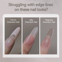UR SUGAR – Collection de vernis à ongles gel 4-en-1 à effet dégradé, 4 couleurs/kit, sans HEMA, gel épais et lisse pour nail art