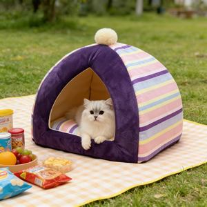 <span class=keywords><strong>Tente</strong></span> de camping <span class=keywords><strong>pour</strong></span> animaux de compagnie de qualité supérieure, imperméable, respirante, <span class=keywords><strong>mini</strong></span> <span class=keywords><strong>tente</strong></span> en peluche portable <span class=keywords><strong>pour</strong></span> la randonnée, les aventures en plein air - Product Image 3