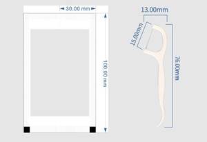 Vente en gros personnalisée de bâtonnets de soie <span class=keywords><strong>dentaire</strong></span> interdentaire en nylon biodégradable à la menthe pour l'hygiène bucco-<span class=keywords><strong>dentaire</strong></span>, en boîte à prix bas - Product Image 2