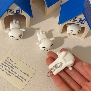 2024 Crayon Small New Key Hanger Small White Nest Key Pendant Small House Key Hanging para evitar la pérdida Llavero - Product Image 2