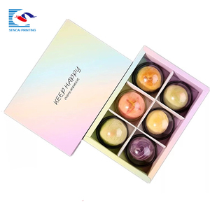 SENCAI Hộp Giấy Cấp Thực Phẩm Đóng Gói Bánh Lạ Mắt Tái Chế Logo Tùy Chỉnh Hộp Quà <span class=keywords><strong>Macaron</strong></span> Hộp Làm Bằng Tay Bán Sỉ - Product Image 3