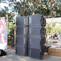 Haut-parleur Audio professionnel double 10 pouces 2 voies Line Array système de haut-parleurs de scène boîte de haut-parleur passif