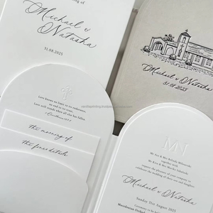 แสตมป์ฟอยล์สีทองพรีเมี่ยมสำหรับงานแต่งงานงานวันเกิดและงานปาร์ตี้การ์ดอวยพรออกแบบได้ตามต้องการ - Product Image 4