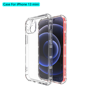 เคสโทรศัพท์มือถือแบบใส TPU Soft Gel ป้องกันเลนส์กล้องแบบ 3D Airbag ป้องกัน 360 องศา สำหรับ iPhone 13 Mini - Product Image 3
