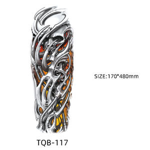 Autocollants <span class=keywords><strong>de</strong></span> <span class=keywords><strong>tatouage</strong></span> à bras complet pour hommes et femmes Grandes images <span class=keywords><strong>de</strong></span> tatouages <span class=keywords><strong>de</strong></span> Geisha Prajna à bras <span class=keywords><strong>de</strong></span> fleurs Noir - Product Image 6