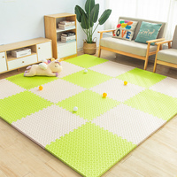 Tapis de sol en mousse eva haute densité, accessoires utiles pour jonction, couleur orange, facile à nettoyer pour les Centres de Fitness