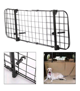 कुत्ते कार एसयूवी के लिए बाधा, वैन, वाहनों-समायोज्य बड़े पालतू एसयूवी बाधाओं यूनिवर्सल-फिट, भारी शुल्क तार जाल कुत्ते कार गार्ड - Product Image 2