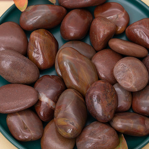 Guijarro rojo Patio Decoración <span class=keywords><strong>de</strong></span> jardín <span class=keywords><strong>de</strong></span> colores Piedras pequeñas <span class=keywords><strong>Piedra</strong></span> natural del arco iris - Product Image 5