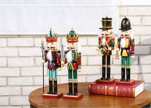 Nouveau design de décoration de cadeaux de Noël <span class=keywords><strong>30</strong></span> <span class=keywords><strong>cm</strong></span> <span class=keywords><strong>Casse</strong></span>-<span class=keywords><strong>Noisette</strong></span> en bois de 12 pouces Ornements de soldat - Product Image 5