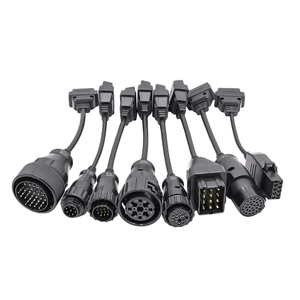 Juego Completo <span class=keywords><strong>de</strong></span> 8 Cables OBD OBD2 <span class=keywords><strong>para</strong></span> Diagnóstico <span class=keywords><strong>de</strong></span> Camiones y Automóviles, Kit <span class=keywords><strong>de</strong></span> 8 Cables <span class=keywords><strong>para</strong></span> Vehículos con Pines Activados, Adaptadores <span class=keywords><strong>para</strong></span> Camiones - Product Image 2