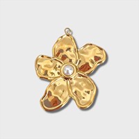 YML & Summer Ocean 18K Or Acier Inoxydable DIY Shell Dophin Étoile De Mer Crabe Perle Croix Charme pour La Fabrication De Bracelets
