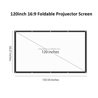 Écran de Projection électrique au plafond, pour Home cinéma, 100 pouces, 2 pièces