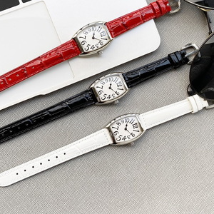 Reloj de cuarzo para mujer, caja curvada de 24-29mm tallada con CNC, movimiento de cuarzo importado, correa de cuero, reloj de pulsera para mujer, reloj de regalo para mujer - Product Image 6