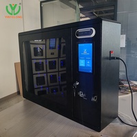 Cerradura Inteligente para Apartamentos Yinlong, Gabinete de Llaves Digital Seguro, Sistema de Gestión de Llaves Electrónicas con Tarjeta RFID/Huella Dactilar CE