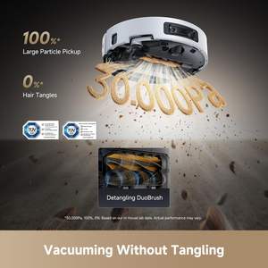 Dreame Aqua 10 ذكي ، من نوع Dreame Aqua 10 ، تنظيف حافة فلتر HEPA ، التخلص من الأوساخ تلقائيًا ، رفع فرشاة متعددة ، تنظيف حافة فلتر HEPA - Product Image 2