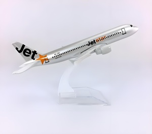 16ซม. 1:400 <span class=keywords><strong>A320</strong></span>-<span class=keywords><strong>200</strong></span>เจ็ทสตาร์ออสเตรเลียเป็นของขวัญของประดับตกแต่ง - Product Image 2