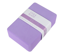Bloc de yoga en mousse EVA lestée personnalisé, imprimé, 120g-200g, écologique