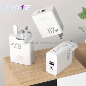 ที่ชาร์จแบตเตอร์ QC3.0 87W USB C + พอร์ตคู่สำหรับเดินทางหัวชาร์จเร็ว Type C ชนิด PD3.0สำหรับ iPhone 15อะแดปเตอร์ Android - Product Image 6