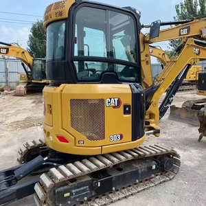 ใช้ขุด303cr CAT303มือสองรถตักตีนตะขาบขนาดเล็ก3ตันประสิทธิภาพการทำงานดี - Product Image 1