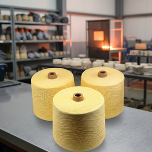 Fil d'aramide à excellente résistance à la fatigue, fil d'aramide tissé ignifuge 30/1, fil de para-aramide pour le tricot - Product Image 1