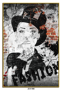 Trang Trí Nội Thất Hiện Đại Graffiti Tường Nghệ Thuật Hình Ảnh Và Đường Phố Pop Nghệ Thuật Vải Bức Tranh Độ Nét Cao Đóng Khung In Vải Nghệ Thuật - Product Image 6