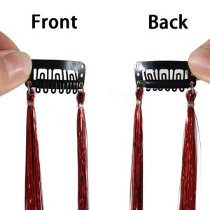 Ainainainbow ololored irirl Headwear Aser Air Aser ALSE Air xtension Ling ececoration litter parkle Nora nspired Hair Insel - Product Image 5