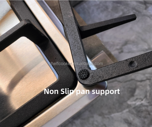 Estufa <span class=keywords><strong>de</strong></span> Cocina Doméstica a <span class=keywords><strong>Gas</strong></span> y Eléctrica, 2 Quemadores <span class=keywords><strong>de</strong></span> <span class=keywords><strong>Gas</strong></span> y 2 Placas Calefactoras Eléctricas, <span class=keywords><strong>Encimera</strong></span> Empotrable <span class=keywords><strong>de</strong></span> 4 Hornillas - Product Image 5