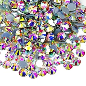 Crystal AB Hotfix Rhinestones Bulk SS10 14400 Pcs Glass Iron On Rhinestone Gems For Shirts Fabric Clothes DIY Craft