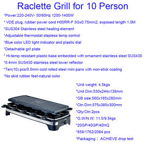 <span class=keywords><strong>Barbecue</strong></span> électrique d'intérieur sans fumée commercial, grill vertical, <span class=keywords><strong>plaque</strong></span> de cuisson amovible <span class=keywords><strong>antiadhésive</strong></span> pour usage domestique et hôtelier - Product Image 3