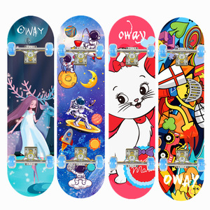 สเก็ตบอร์ด Like The Wind Cruiser รุ่น 3108 แฟลชมะเฟืองเมเปิ้ล ป้องกันการลื่นไถล สำหรับเด็ก พร้อมล้อ PVC ดีไซน์ทันสมัย - Product Image 4