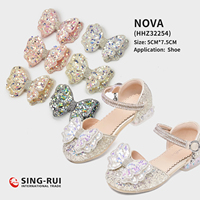 Breloques à paillettes en forme de nœud pour chaussures, clips décoratifs en strass et cristal pour enfants, filles, femmes, chaussures habillées, chaussures de princesse, ballerines et bottes