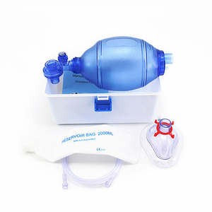Resuscitatore Manuale <span class=keywords><strong>BVM</strong></span> in PVC Monouso per Adulti, Pediatrico, Neonatale, per Ventilazione Artificiale d'Emergenza - Product Image 2