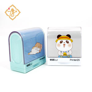 <span class=keywords><strong>Tampon</strong></span> personnalisé auto-encreur sceau grande taille d'impression en caoutchouc Sello flash Stamp pour vêtements d'enfants - Product Image 6